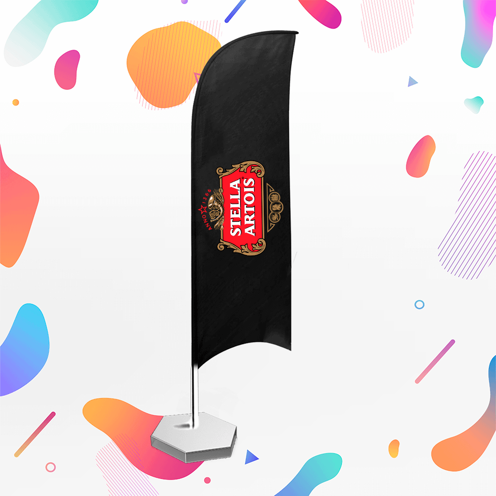 wind banner personalizado eventos corporativos | HM Brindes