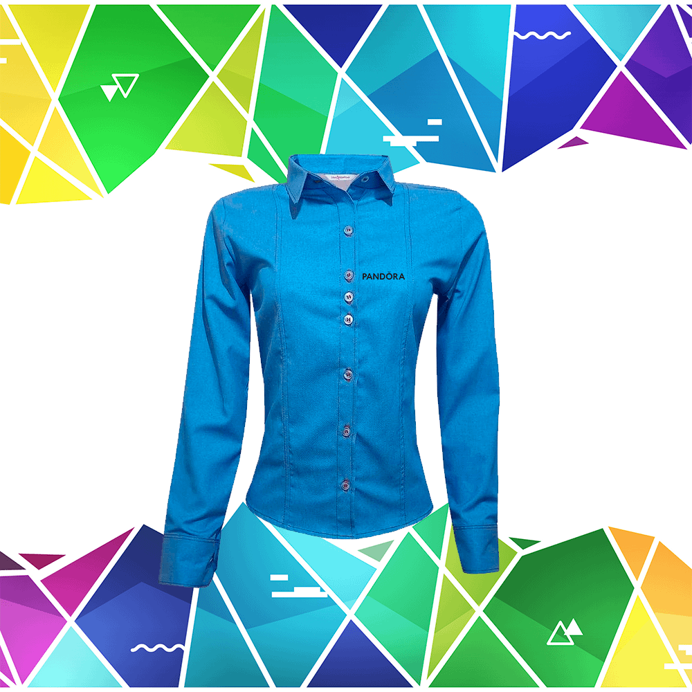 camisa jeans feminina personalizada | HM Brindes