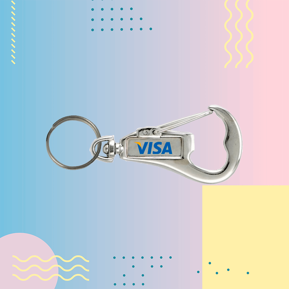 chaveiro abridor com mosquetão personalizado | HM Brindes