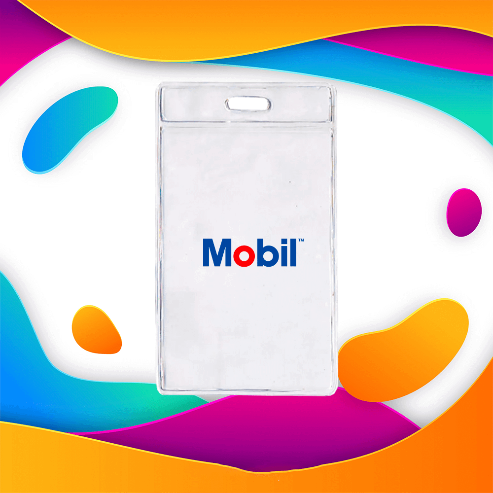 porta crachá pvc personalizado | HM Brindes