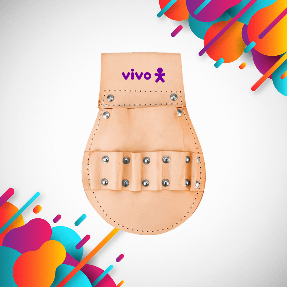 porta ferramentas de couro personalizado | HM Brindes