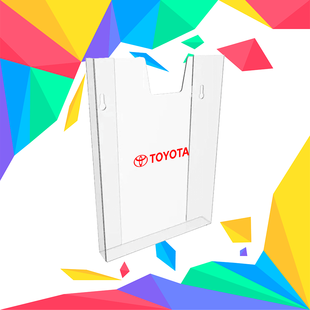 porta folder acrílico personalizado | HM Brindes